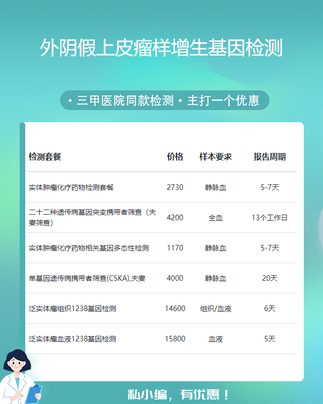宿遷外陰假上皮瘤樣增生基因檢測(cè)需要什么