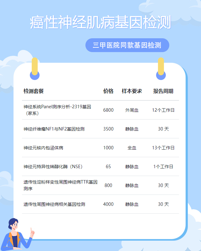 蘇州癌性神經肌病基因檢測幾天出結果