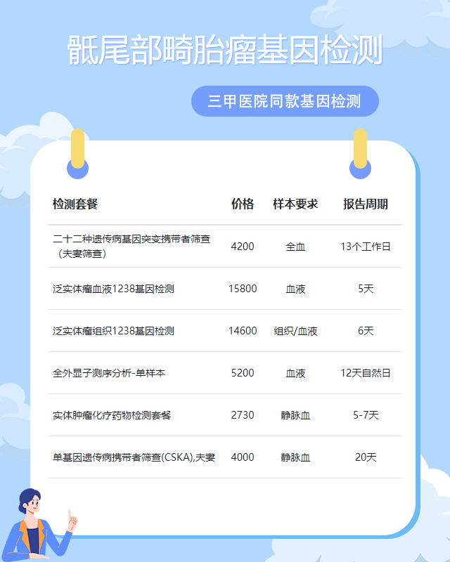 淄博骶尾部畸胎瘤基因檢測需要什么樣本最為準確