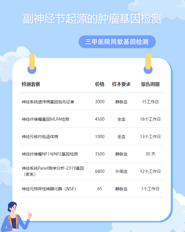 鄭州副神經節起源的腫瘤基因檢測要多久出結果