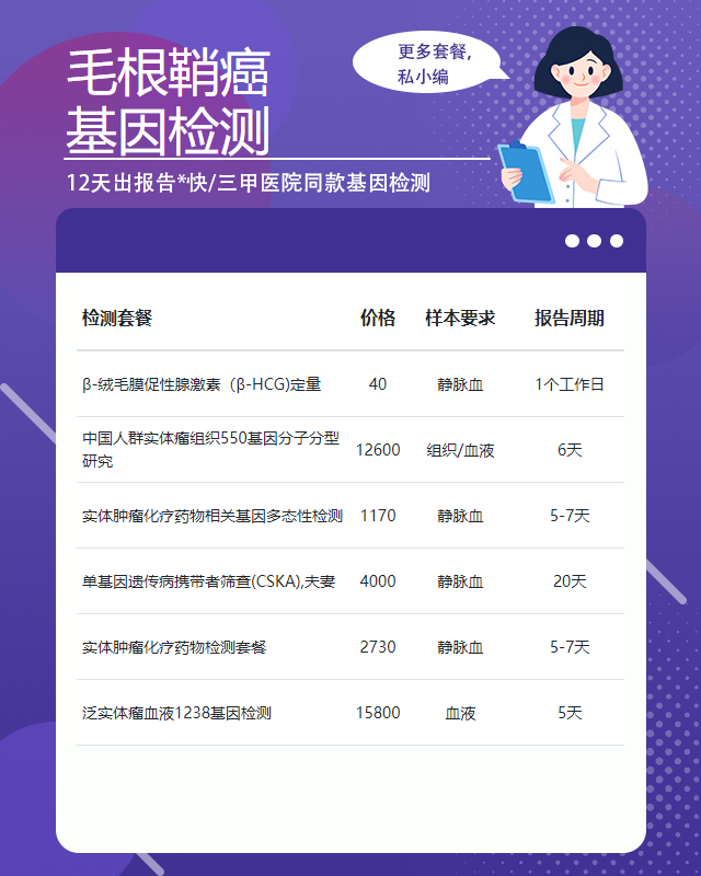 邯鄲毛根鞘癌基因檢測需要母親的資料嗎