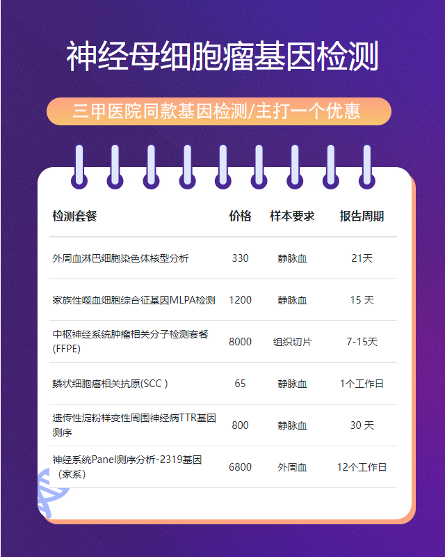 潮州神經母細胞瘤基因檢測在哪里