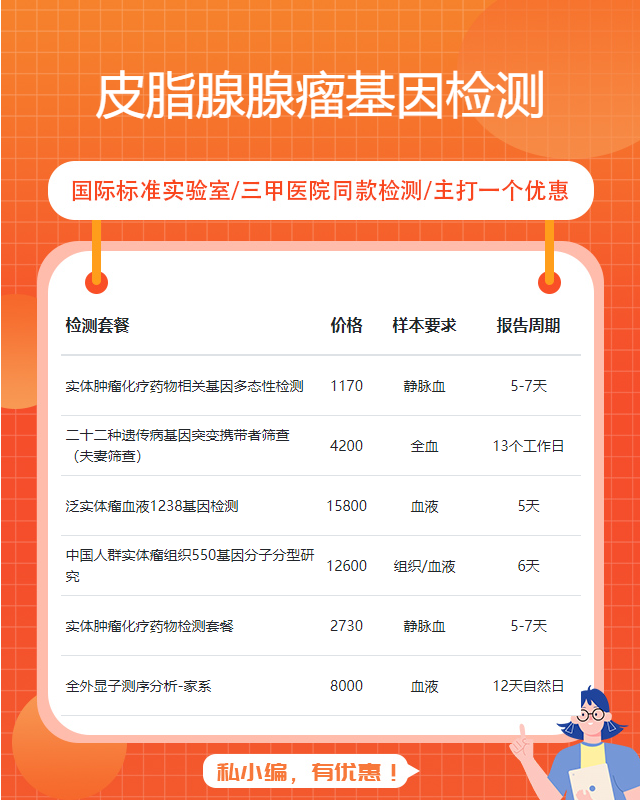 莆田皮脂腺腺瘤基因檢測要多久才可以拿到結(jié)果