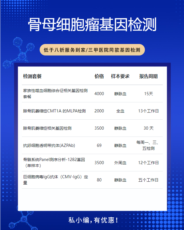宿州骨母細(xì)胞瘤基因檢測(cè)費(fèi)用大概多少錢(qián)