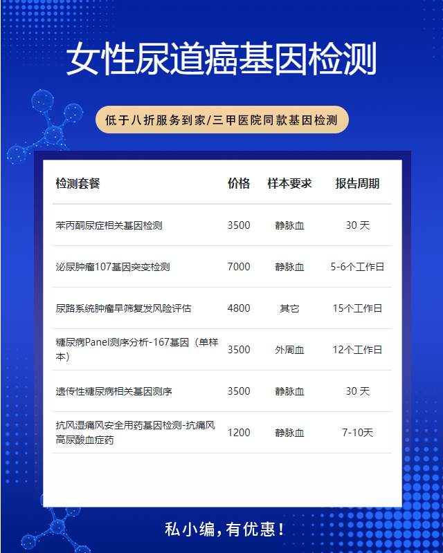 湛江女性尿道癌基因檢測哪里正規(guī)