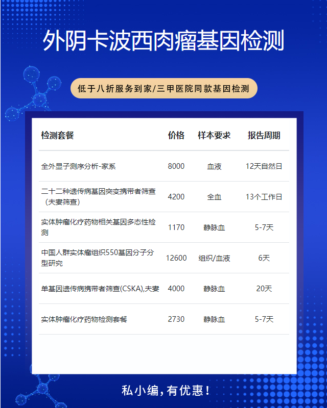 滄州外陰卡波西肉瘤基因檢測需要準備哪些東西
