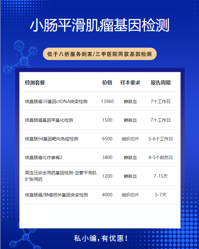 襄陽小腸平滑肌瘤基因檢測收費多少