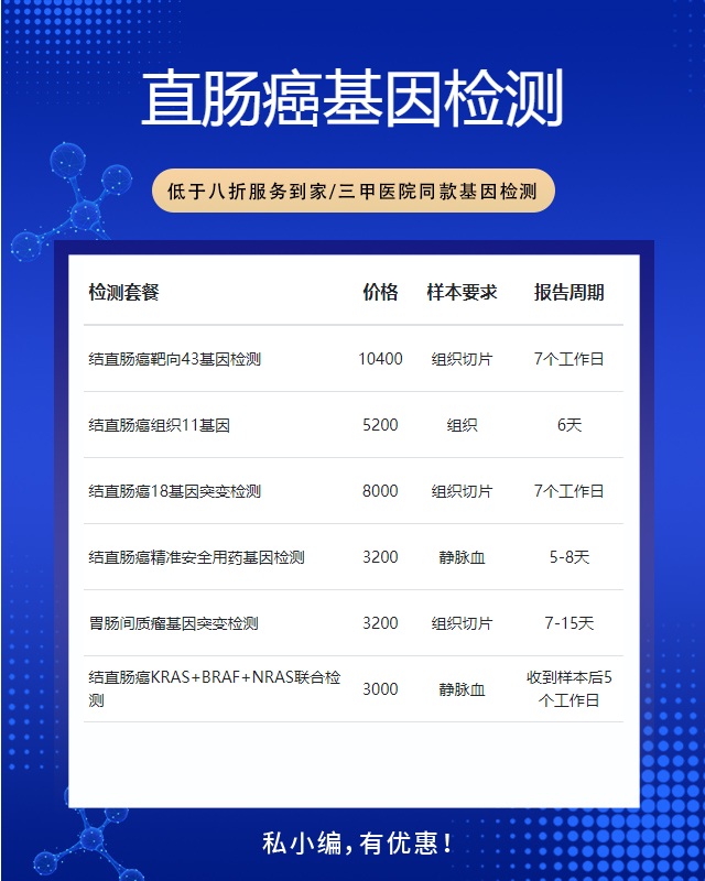 咸陽直腸癌基因檢測是自費嗎