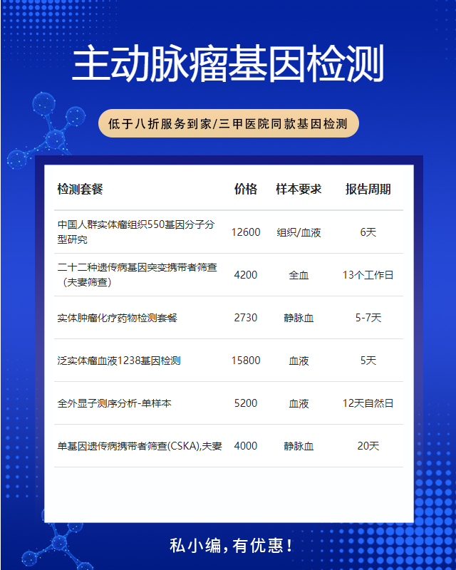 渭南主動脈瘤基因檢測屬于什么科