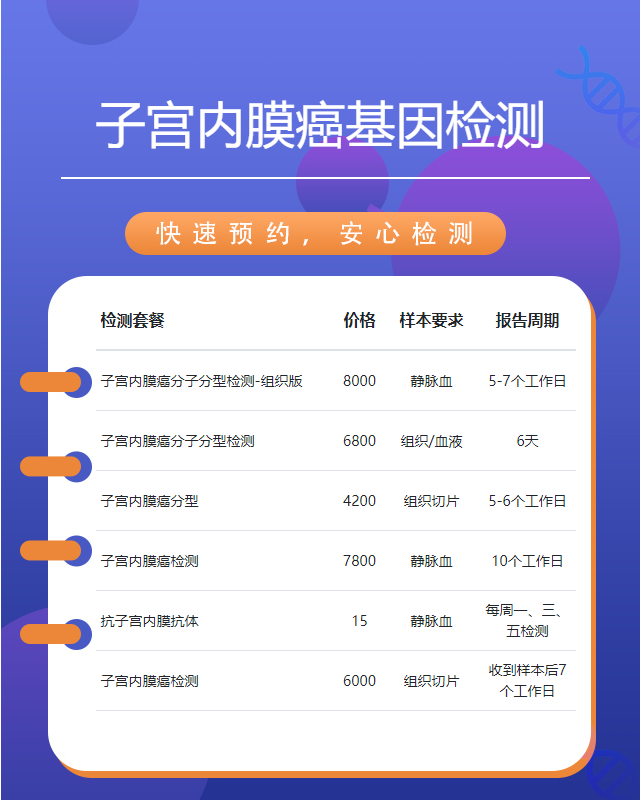 株洲子宮內(nèi)膜癌基因檢測公司都有哪些