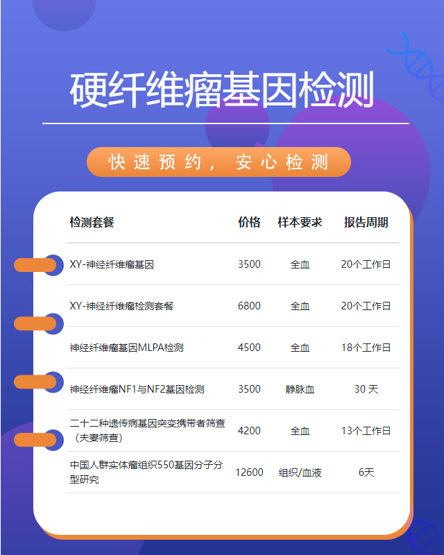 鹽城硬纖維瘤基因檢測什么時候出結果