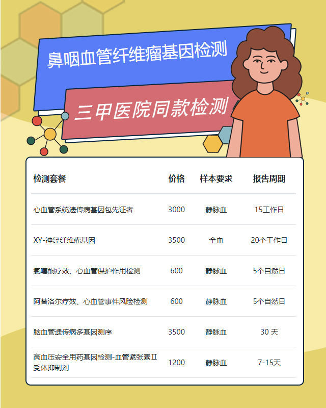 周口鼻咽血管纖維瘤基因檢測掛什么號