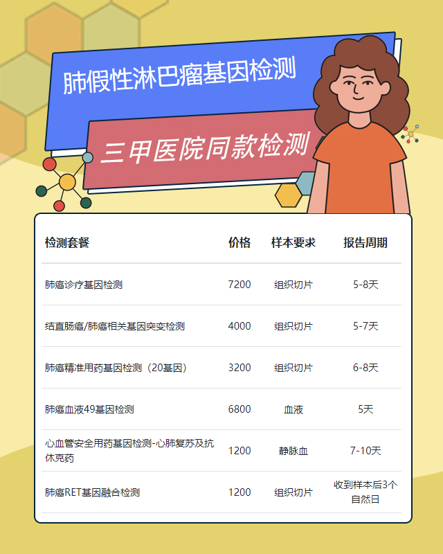 漳州肺假性淋巴瘤基因檢測流程是什么