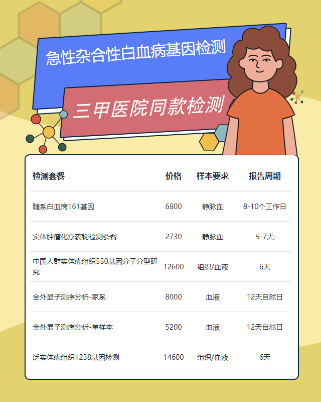 宜昌急性雜合性白血病基因檢測(cè)拿什么樣本檢測(cè)