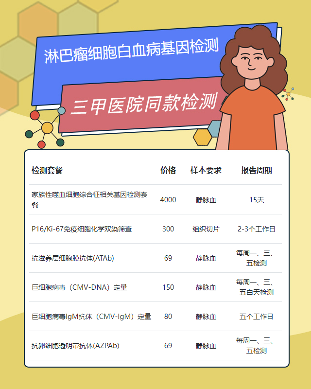 咸陽淋巴瘤細胞白血病基因檢測拿什么樣本檢測