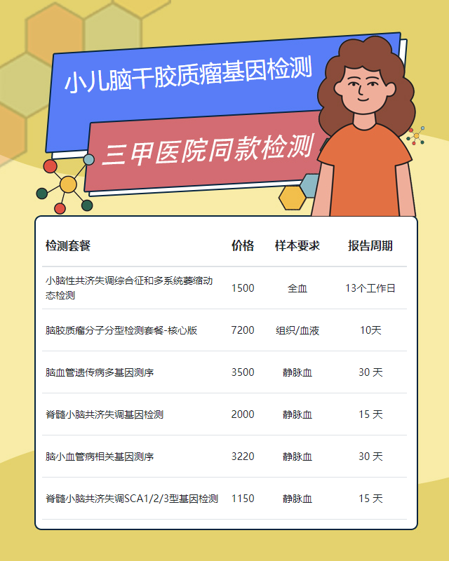 上饒小兒腦干膠質瘤基因檢測怎么辦理