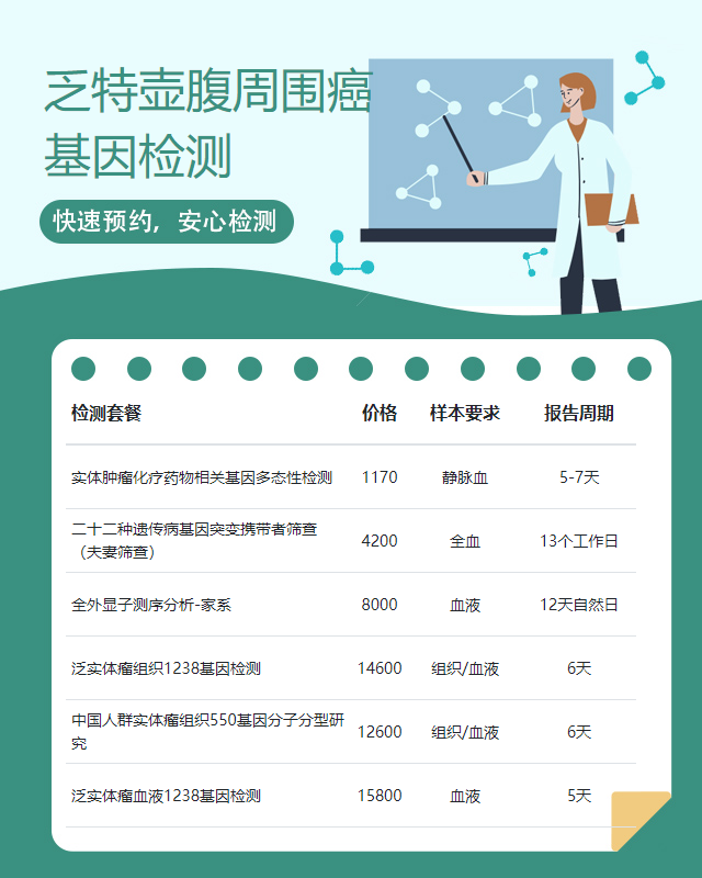 唐山乏特壺腹周圍癌基因檢測采樣方法有哪些