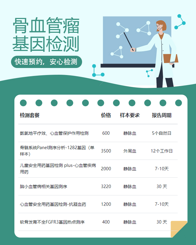 濰坊骨血管瘤基因檢測哪里最權(quán)威