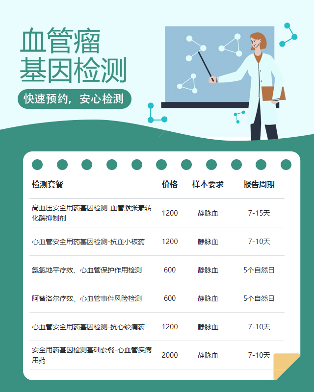 信陽血管瘤基因檢測需要怎么做