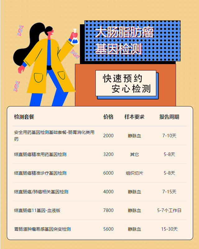 開封大腸脂肪瘤基因檢測在什么醫院做