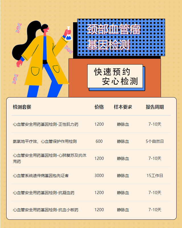 沈陽頸部血管瘤基因檢測哪里可以辦理