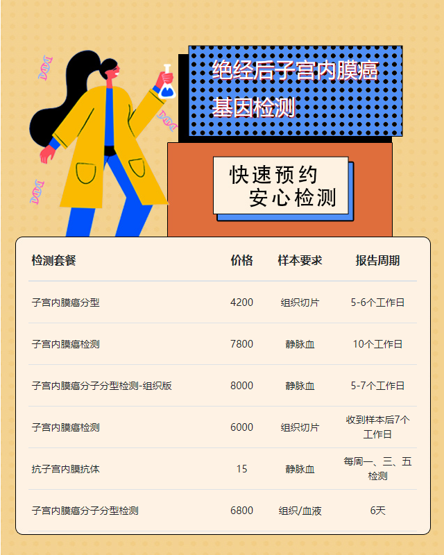 信陽絕經后子宮內膜癌基因檢測在什么地方