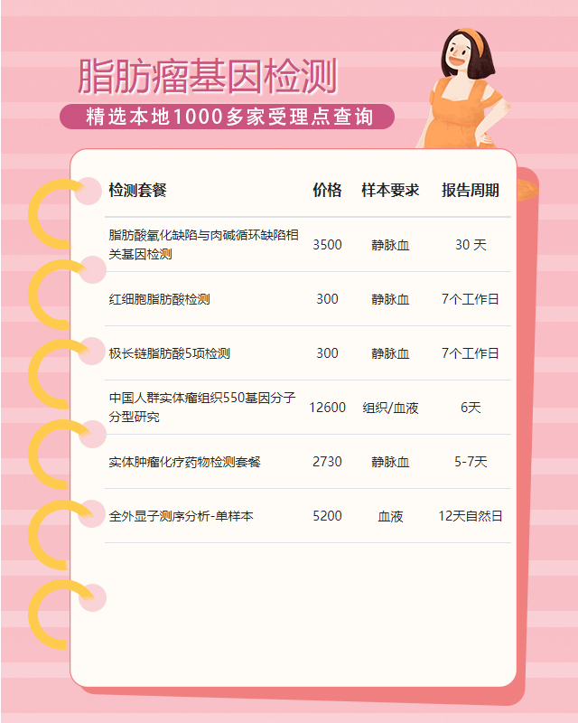 蘭州脂肪瘤基因檢測公司有多少家