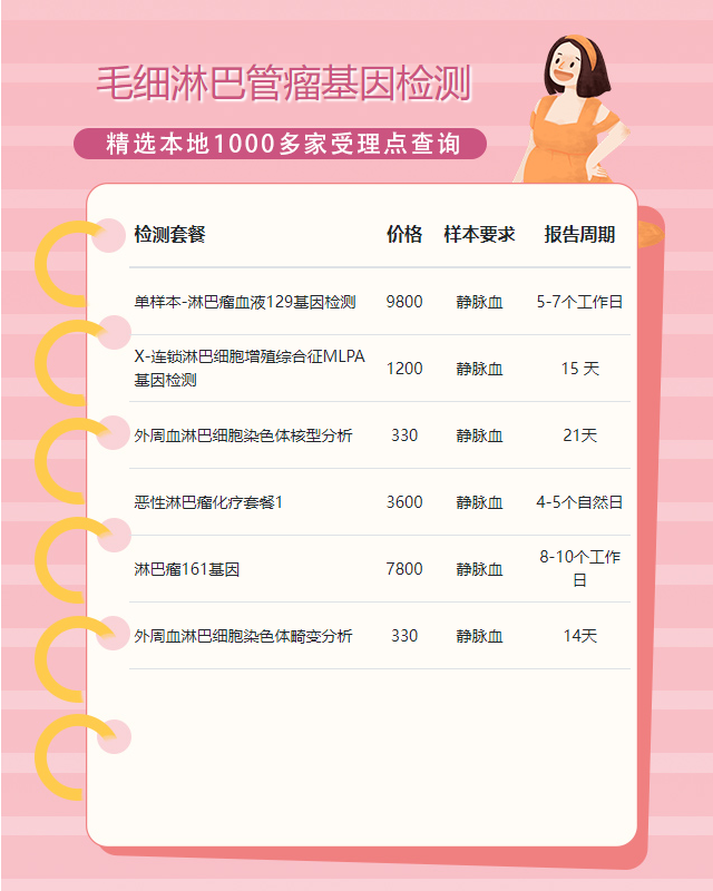 常州毛細(xì)淋巴管瘤基因檢測在哪里做權(quán)威