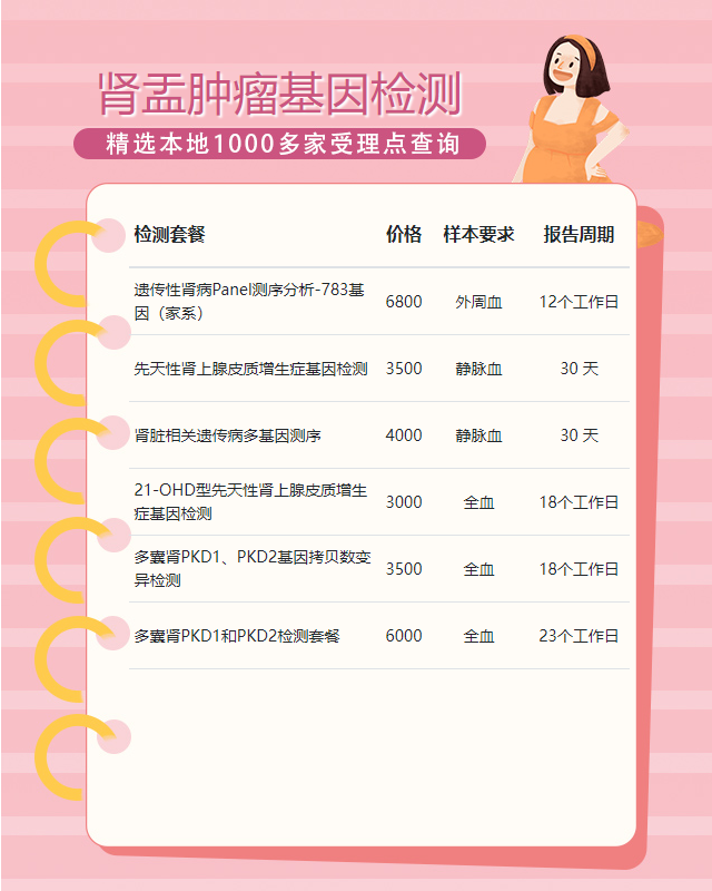 金華腎盂腫瘤基因檢測檢測要多少錢