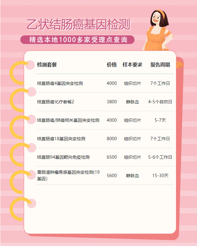 南寧乙狀結(jié)腸癌基因檢測檢測費(fèi)用多少