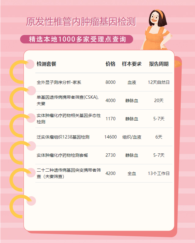 滄州原發(fā)性椎管內(nèi)腫瘤基因檢測檢測需要多久時(shí)間出結(jié)果