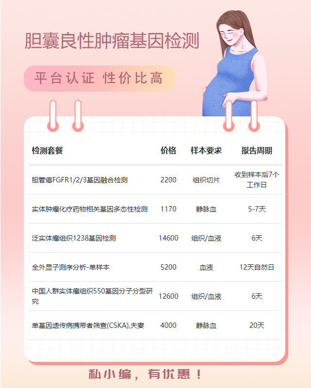 濟(jì)南膽囊良性腫瘤基因檢測(cè)哪些方法