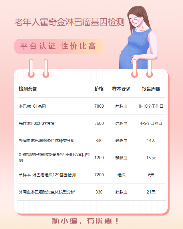 漳州老年人霍奇金淋巴瘤基因檢測(cè)項(xiàng)目大概需要多少錢(qián)