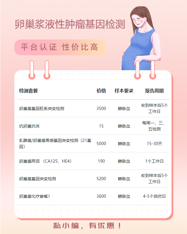 六安卵巢漿液性腫瘤基因檢測一般多少錢一次