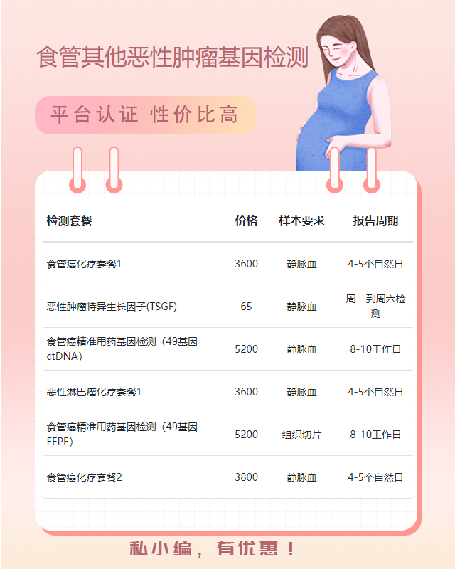 鄭州食管其他惡性腫瘤基因檢測一次多少錢
