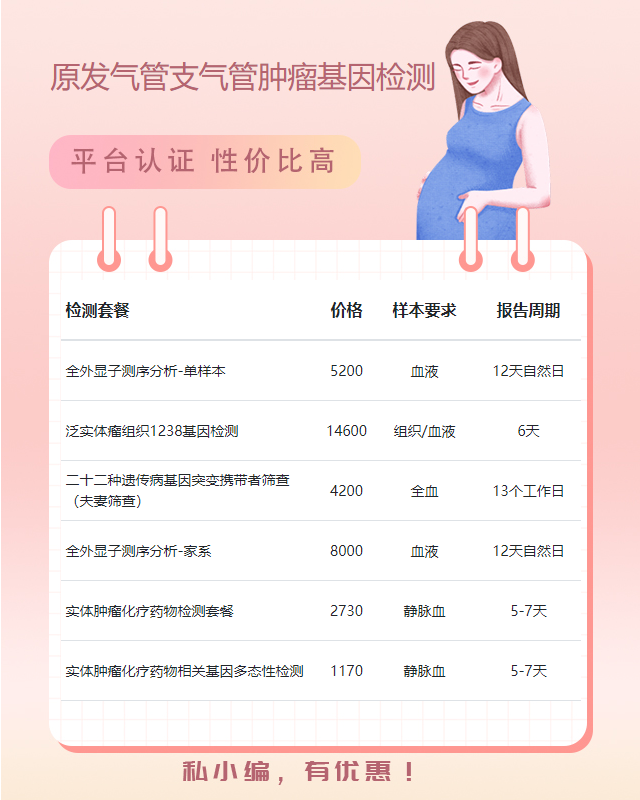 長沙原發氣管支氣管腫瘤基因檢測都要什么樣本