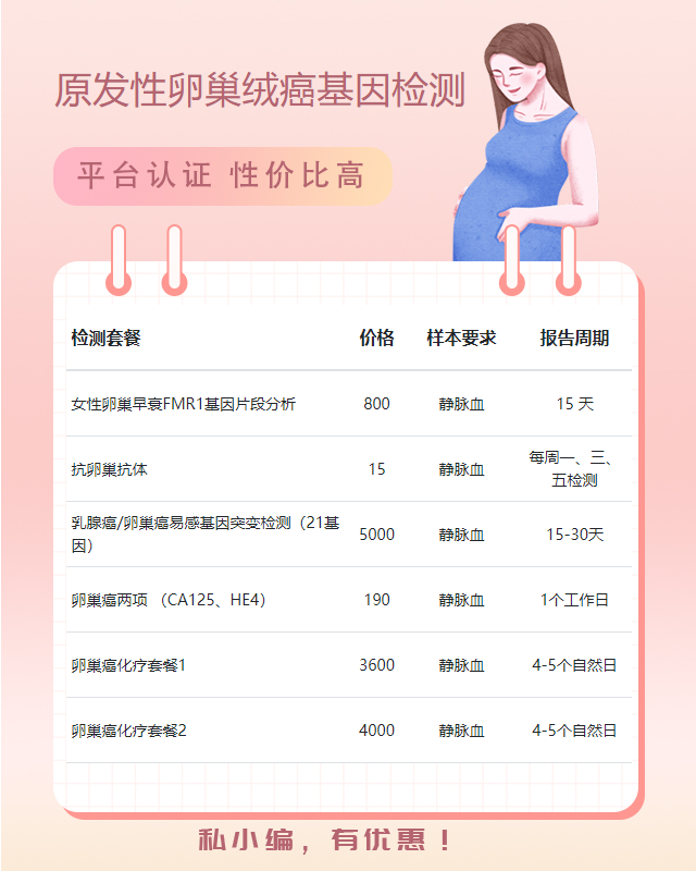 揚州原發性卵巢絨癌基因檢測檢測需要多久時間出結果