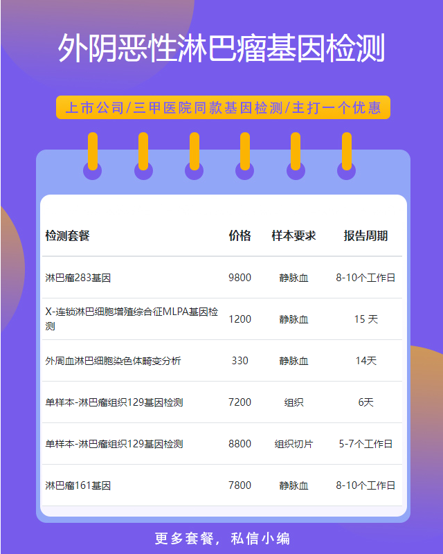 連云港外陰惡性淋巴瘤基因檢測要去哪里做