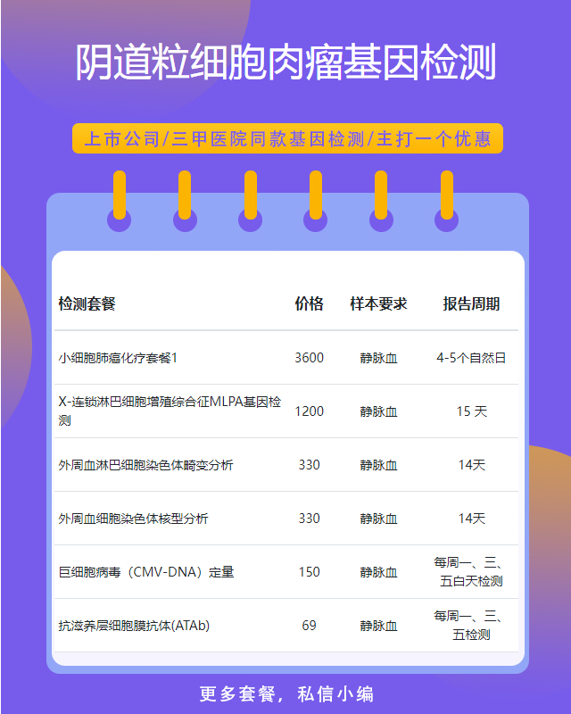 宜昌陰道粒細胞肉瘤基因檢測需要多久能出結果