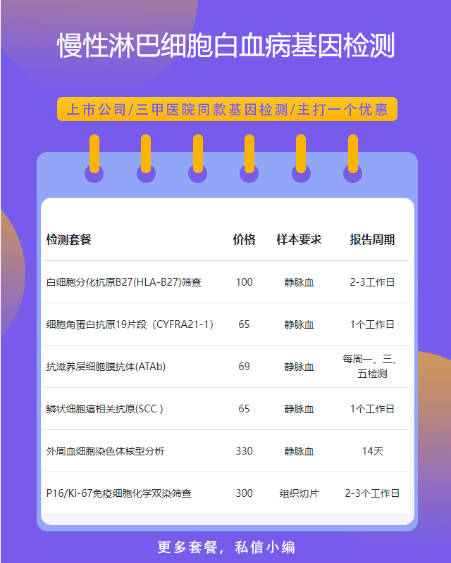 洛陽慢性淋巴細(xì)胞白血病基因檢測需要什么條件