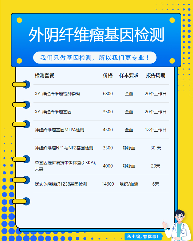 昆明外陰纖維瘤基因檢測怎樣做最準確