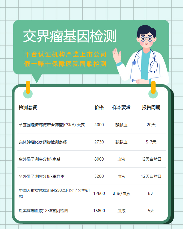 安陽交界瘤基因檢測都需要哪些證明