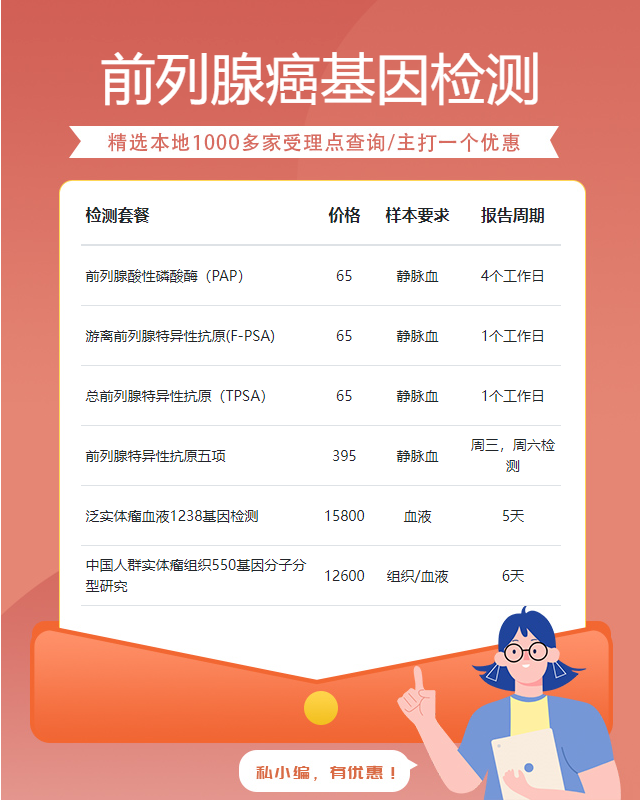 淮南前列腺癌基因檢測需要提供什么材料