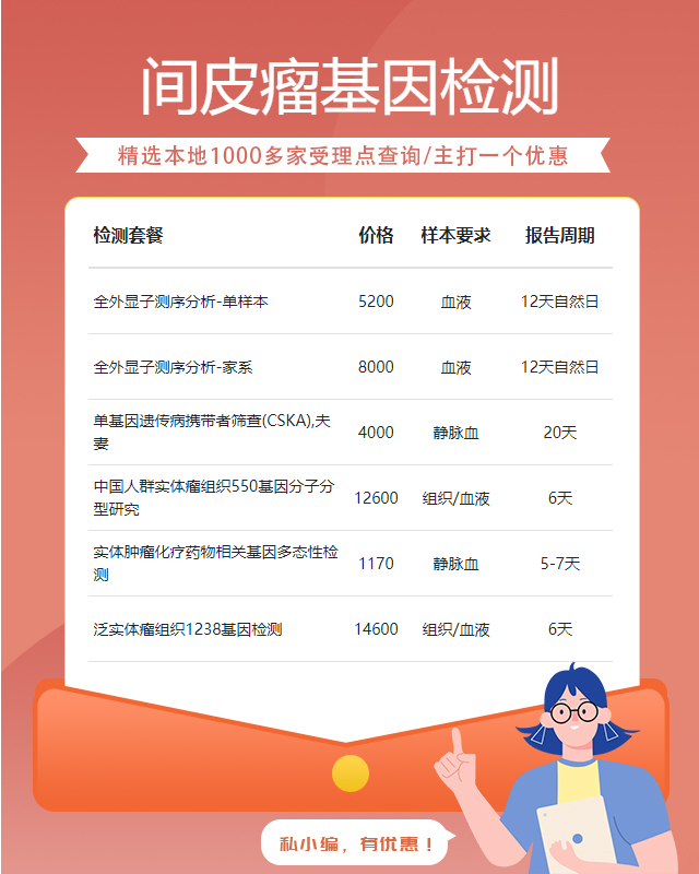 邯鄲間皮瘤基因檢測可以私下做嗎