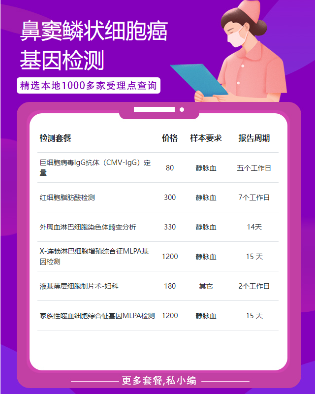 蘭州鼻竇鱗狀細胞癌基因檢測結果一般多久出來