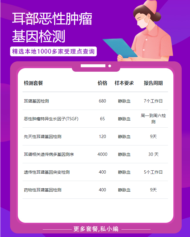 西安耳部惡性腫瘤基因檢測在哪個地方
