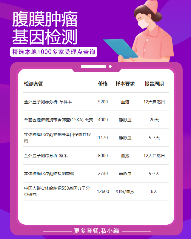 寧德腹膜腫瘤基因檢測多久可以出結果