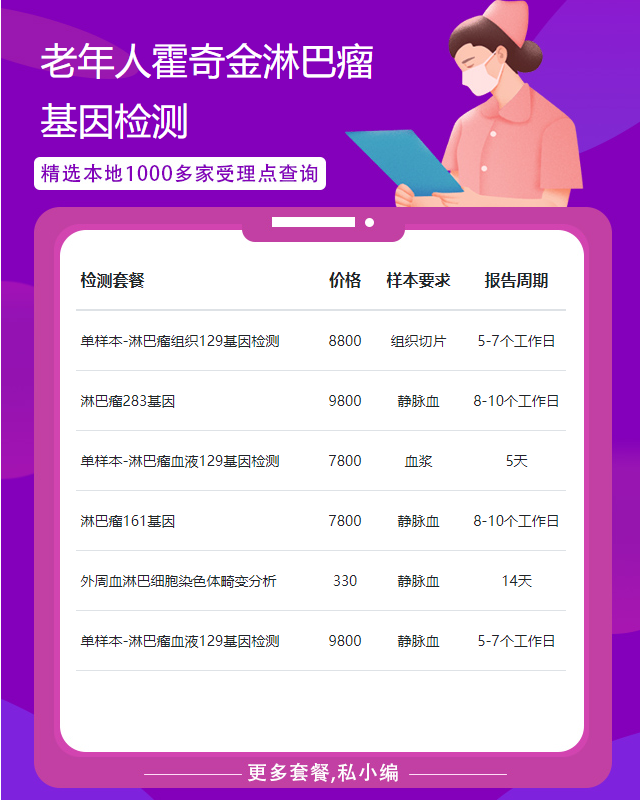 邢臺老年人霍奇金淋巴瘤基因檢測大概幾天出報告
