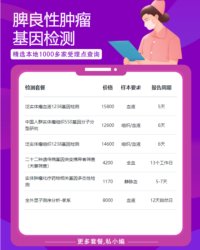 寧德脾良性腫瘤基因檢測檢測機構有哪些