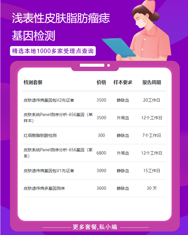 邯鄲淺表性皮膚脂肪瘤痣基因檢測到哪里可以辦理